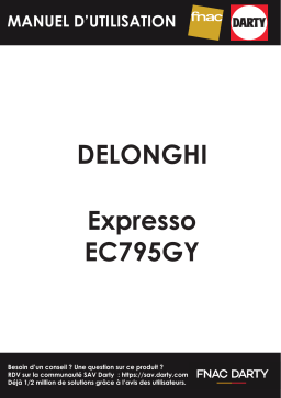 De'Longhi EC795GY, EC79X: Manuel d'utilisation | AI Chat