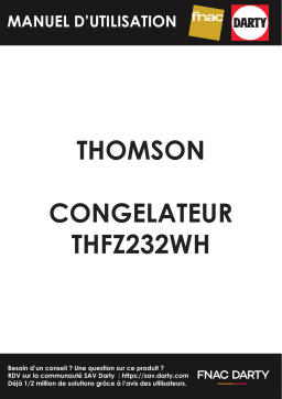 Thomson THFZ232WH Manuel du propriétaire