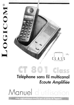 Logicom CT 801 Manuel du propriétaire