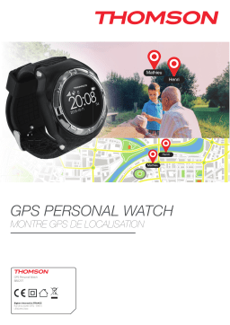 Thomson BB8297 Montre GPS : Guide d'Utilisation + IA