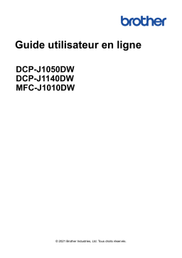 Brother DCP-J1050DW, J1140DW, MFC-J1010DW: Guide PDF + IA