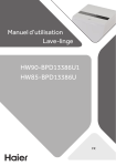 Haier HW90-BPD13386U1/HW85 Manuel + Chat IA