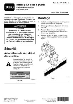 Toro 23141 Râteau pour pince à grumes: Chat IA + PDF