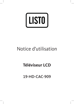 Listo 19-HD-CAC-909: Notice d'utilisation + Chat IA