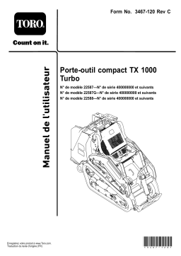 Toro TX 1000: Manuel utilisateur + Chat IA