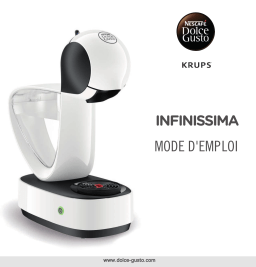 Krups DOLCE GUSTO INFINISSIMA YY4667FD Manuel du propriétaire