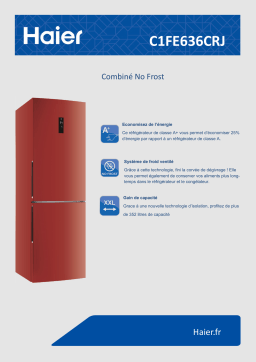 Haier C1FE636CRJ Manuel du propriétaire