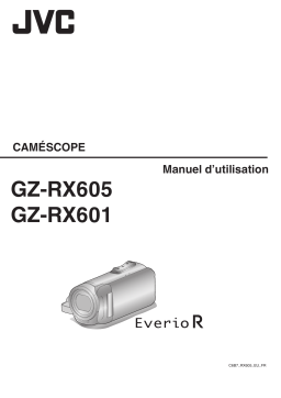 JVC GZ-RX605/GZ-RX601 Manuel d'utilisation: PDF + IA