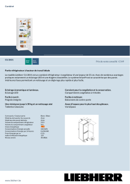 Liebherr CU 2831: Fiche produit | AI Chat & PDF