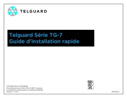 Telguard Série TG-7 Guide d'installation | AI Chat & PDF