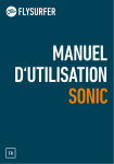 Manuel FLYSURFER SONIC3 Aile de kite + AI Chat