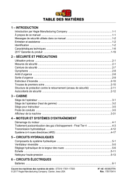 Hagie STS16 Manuel utilisateur