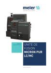 Meler Fusores Micron PUR Manuel utilisateur