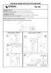 Kendal Lighting SA100-AL Manuel utilisateur