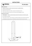 Kendal Lighting PTL5010-BLK Manuel utilisateur