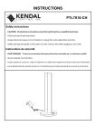 Kendal Lighting PTL7816-CH Manuel utilisateur