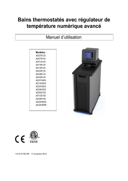 PolyScience AD07H200 Manuel utilisateur