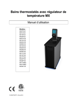 PolyScience MX06S135 Manuel utilisateur