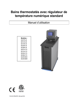 PolyScience SD28H170 Manuel utilisateur