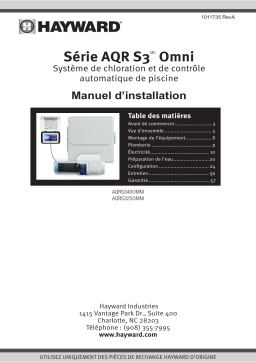 Hayward AQRS340OMNI Installation manuel