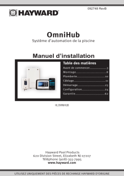 Hayward OmniHub : Manuel d'installation + Aide IA et PDF