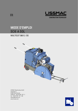 LISSMAC MULTICUT 580 G/SG : Mode d'emploi + Chat IA