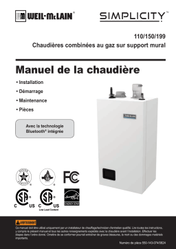 Weil-McLain Simplicity Gas Combi Boiler Manuel utilisateur