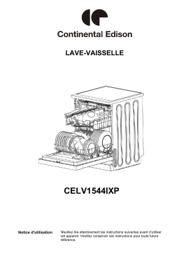 CONTINENTAL EDISON CELV1544IXP Guide d'installation