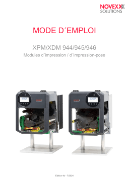 Novexx XDM/ XPM 94x Manuel utilisateur