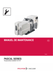 Pfeiffer Pascal Series Manuel utilisateur