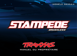 Traxxas Stampede 2WD BL-2s Manuel utilisateur