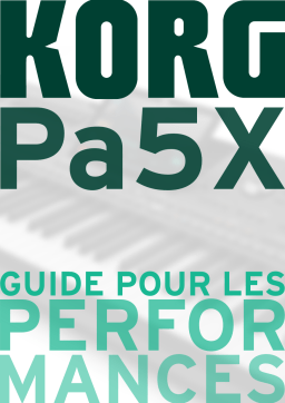 KORG Pa5X Guide de l'utilisateur + Chat IA & PDF