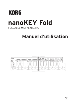 Korg nanoKEY Fold : Manuel d'utilisation + Chat IA