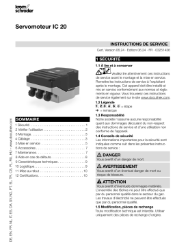 Servomoteur IC 20 : Instructions de service + AI Chat