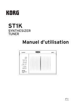 Korg ST1K: Manuel d'utilisation, IA Chat & PDF