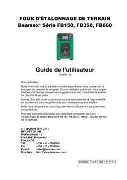 Beamex FB150, FB350, FB660: Guide d'Utilisateur | AI Chat & Téléchargement PDF
