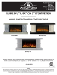 Activeflame EF10123 GY2 Manuel du propri&eacute;taire