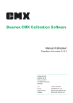 BEAMEX CMX Manuel du propri&eacute;taire