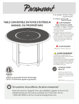 Paramount FP-541 HB Manuel du propri&eacute;taire