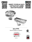 HPC Push Button / Flame Sense Mode d'emploi