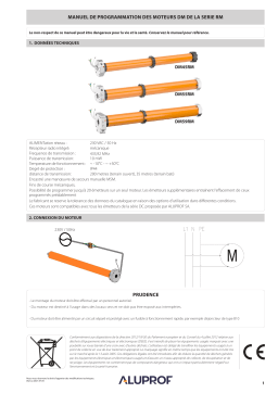 Aluprof DM/RM Mode d'emploi