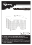 Outsunny 840-166 Gazebo: Chat IA et PDF