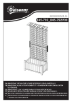 Outsunny 845-792V00YL Manuel utilisateur