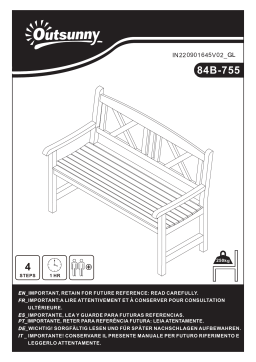 Outsunny 84B-755: Manuel d'IA et téléchargement PDF