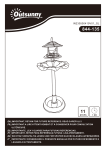 Manuel d'utilisation Outsunny 844-135 | Chat IA et PDF
