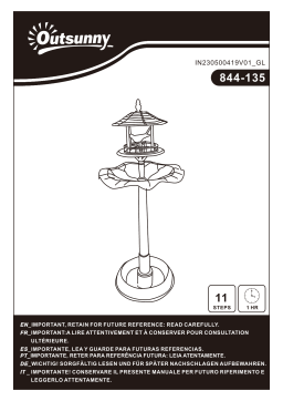 Manuel d'utilisation Outsunny 844-135 | Chat IA et PDF