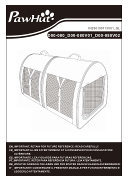 PawHut D00-080, D00-080V01, D00-080V02 | AI Chat & PDF
