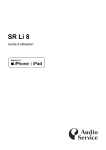 AUDIOSERVICE SR Li 8.16 Mode d'emploi