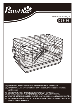 D51-161 Manuel utilisateur PawHut | Chat IA & PDF