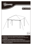 Outsunny 84C-632V00 Tente: Chat IA et PDF